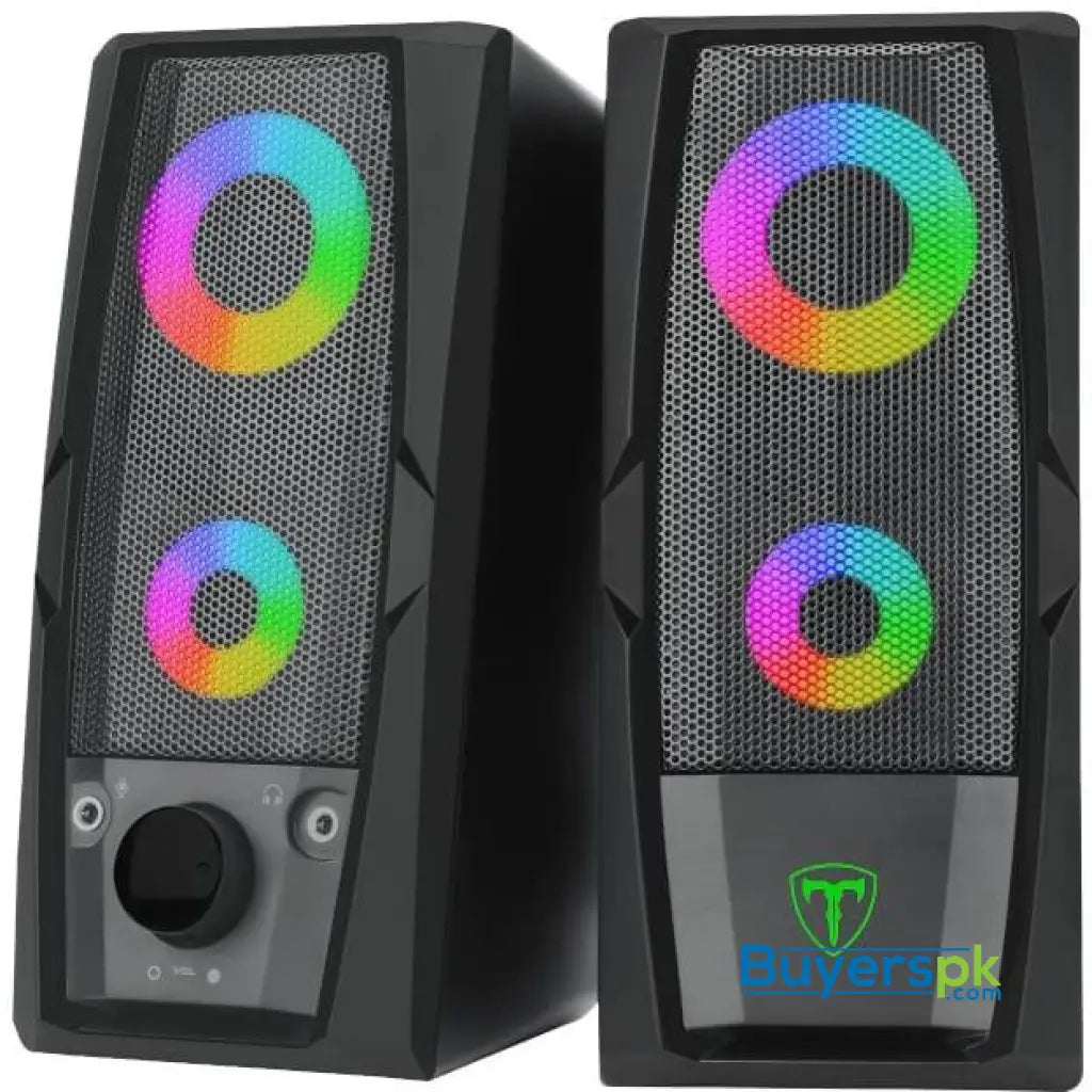 T-dagger Matrix T-tgs550 2 X 3w | 3.5mm | Rgb Speakers – Black - Speaker Price in Pakistan T-dagger Matrix T-tgs550 2 X 3w | 3.5mm | Rgb Speakers – Black - Speaker Price in Pakistan
